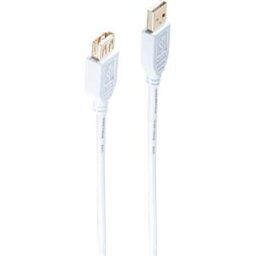 SHIVERPEAKS SHVP BS77122-W - USB 2.0 cable, Type-A connector to port, 1.8 m