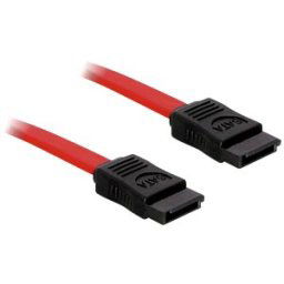 DELOCK 84247 - Cable SATA 30cm red str/str