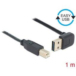 DELOCK 85558 - Cable EASY-USB 2.0 male angled > USB-B