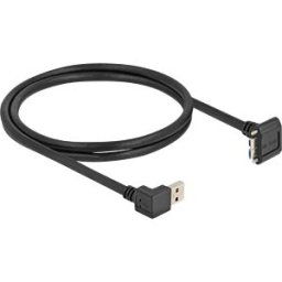 DELOCK 80482 - USB 5 Gbps Cable USB Type-A male 90° downwards angled to USB Mic