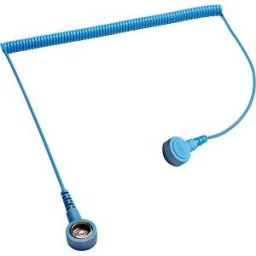 WELLER WE T0051403899 - ESD wristband, plastic, earthing strap, with spiral cable