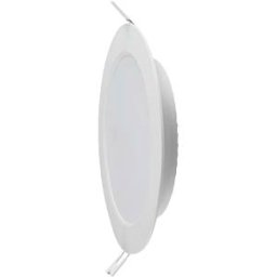 V-TAC VT-78611 - LED recessed light fixture, 12 W, 1200 lm, 3000 K, white, round