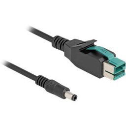 DELOCK 80496 - PoweredUSB cable, 12 V > DC 5.5 x 2.5 mm, 2 m