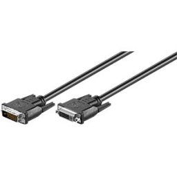 GOOBAY AK DVI SB113-2 - DVI 24+1 plug/ 24+1 socket cable, 1.8 m