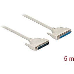 DELOCK 86885 - Serial cable, D-Sub 37, plug/socket, 5 m