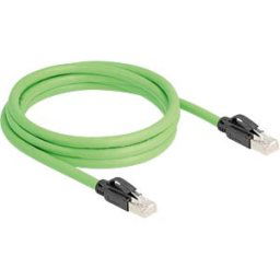 DELOCK 80890 - Cat.6a patch cable, SF/UTP, PUR (TPU), 2 m, green
