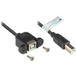 GOOD CONNECTIONS GC 2511-2EB - USB 2.0 Extension, plug B to panel jack B, 1,8m