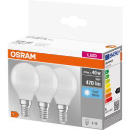 LEDVANCE GMBH OSR 075429727 - LED lamp BASE RETRO E14, 5 W, 470 lm, 4000 K, 3 pcs.