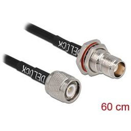 DELOCK 90012 - Antenna cable TNC male > TNC female