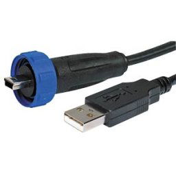 BULGIN PX0441/2M00 - Cable type A to mini USB type B, 2m