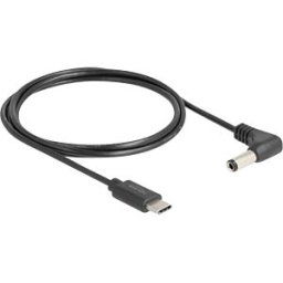 DELOCK 85399 - USB Type-C™ Power Cable to DC 5.5 x 2.5 mm male angled 1.5 m