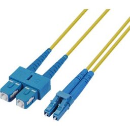 TTL NETWORK TTL 61952D-75M - FO cable, LC duplex / SC duplex, 9/125µ, OS2, yellow, 7.5m