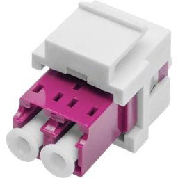 DIGITUS DIGI DN-96019-1K - Keystone module, fiber optic coupling, LC duplex, MM