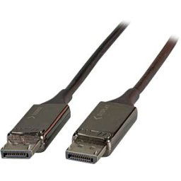TECHLY ICOC-DSP-HY-010 - DisplayPort 1.4 AOC hybrid cable, 8 K, 60 Hz, 10 m