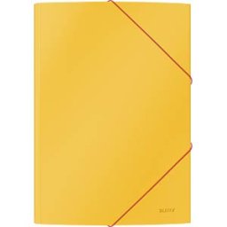 LEITZ 30020019 - Cosy corner-fastening folder, A4, yellow