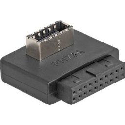 DELOCK 67241 - USB 3.0 post socket to internal Key A socket angled