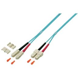 EFB-ELEKTRONIK O0318.2 - Duplex Jumper SC-SC 50/125µ, 2 m, OM4, violet