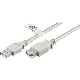 GOOBAY 68915 - USB 2.0 extension cable with USB certificate 3 m
