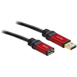 DELOCK 82752 - Delock USB 3.0 A extension plug/socket, 1 m premium cable
