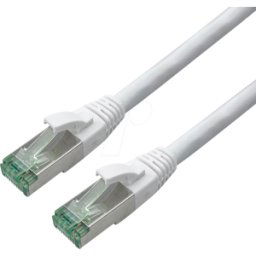 ROLINE RECYCLED MATERIAL ROLINE 21453262 - Patchkabel Cat.6a S/FTP (PiMF), weiß, 2 m