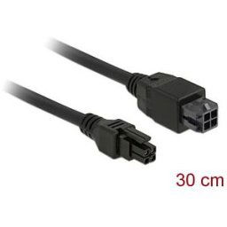 DELOCK 85377 - Micro Fit 3.0 4 pin Extension Cable male > female 30 cm
