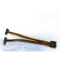 INTER-TECH IT88885307 - 2x SATA 15-pin female connectors > Molex 4-pin male connector, 1