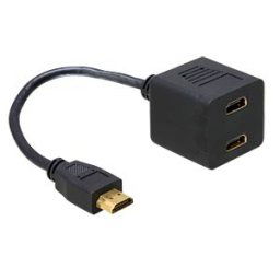 DELOCK 65056 - HDMI plug > 2x HDMI jack