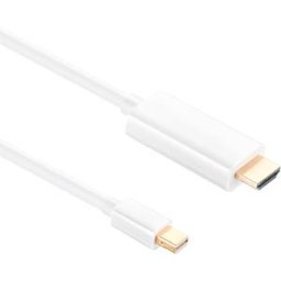 HDSUPPLY HDS X-DC050-015 - Mini DP male to HDMI male, 1080p, white, 1.5 m