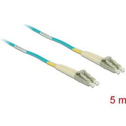 DELOCK 86561 - Duplex-LWL, LC/LC, 50/125µ, 5m, OM3