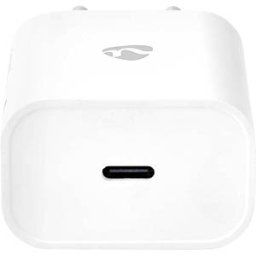 NEDIS N WCPDL20W112WT - USB-Ladegerät, 5 - 12 V, 20 W, 3 A, USB-C, Lightning Kabel