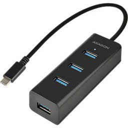 AXAGON AXG HUE-S2C - USB 3.0, 4-port hub, 4xA, USB-C cable, 40 cm