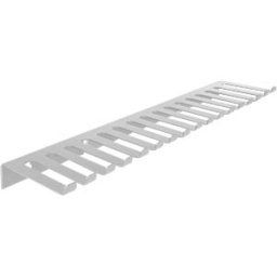 DELOCK 66887 - Cable organiser, 325 x 90 mm, for wall mounting, grey