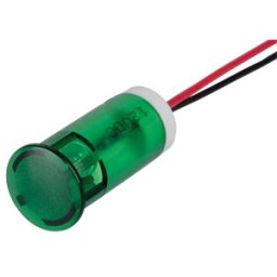 APEM APM QS123 G12 - Indicator LED, 12 V DC, 12 mm, wired, green