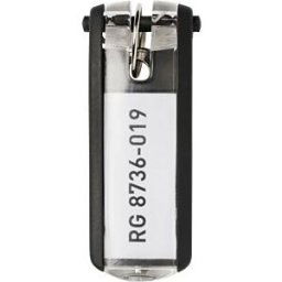 DURABLE 195701 - Key fob Key Clip, 6 pieces, black