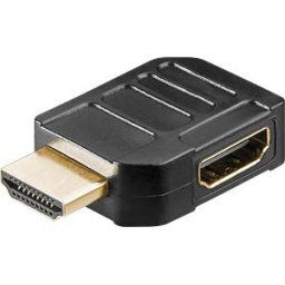 GOOBAY 65745 - Adapter, HDMI male to female, 8K 60 Hz, 90° horizontal