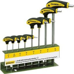 PROXXON 22650 - L-handle screwdriver set, HX, 8 pieces