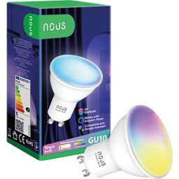 NOUS P8 - Smart light bulb, GU10, 4.5 W, RGB, WIFI