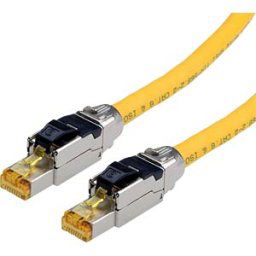 ROLINE 21151852 - Patch cable, Cat. 8, S/FTP (PiMF), solid wire, yellow, 2 m