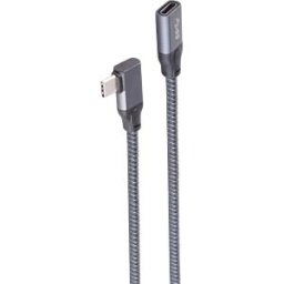 SHIVERPEAKS SHVP BS13-56030 - USB 3.2 cable, 90° C connector to port, 2.0 m