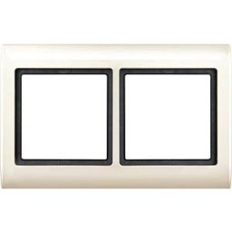 MERTEN EL ME 400244 - Aqua design frame — 2-gang, white