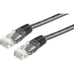 ROLINE 21150545 - Patch cable Cat. 5e UTP, black, 2 m