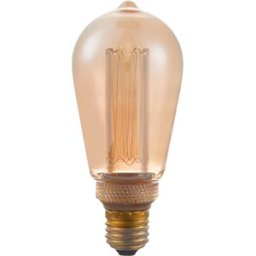 SCHIEFER LIGHTING SCHI L270016405 - E27 Vintage ST64x145 100Lm 3.5W 818 Gold