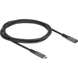 DELOCK 80022 - USB 3.1 cable, C plug to socket, 100 W, 1 m