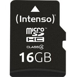 INTENSO MSDHC16G - MicroSDHC card, 16 GB, Intenso
