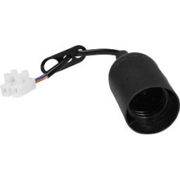 MCSHINE MCS-1451678 - E27 renovation socket, black, 11-cm cable