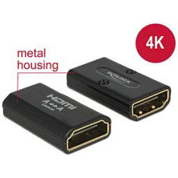 DELOCK 65659 - Adapter HDMI-A female > HDMI-A female 4K Gender Changer black