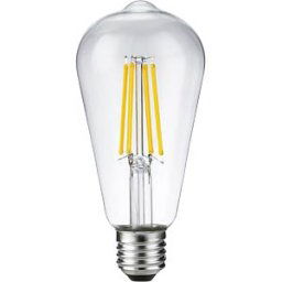 SCHIEFER LIGHTING SCHI LX023860709 - LED bulb E27, 8 W, 650 lm, 2500 K, filament, dimmable
