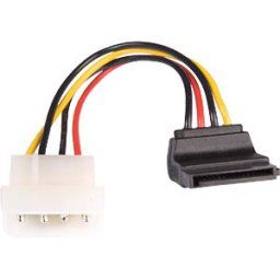GOOBAY AK 3195W - S-ATA power adapter, angled, 0.12 m