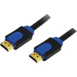 LOGILINK CHB1103 - HDMI cable, A/M to A/M, 4K/30 Hz, black/blue, 3 m