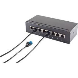 SHIVERPEAKS SHVP BS08-22035 - Patch cable, Cat. 6 U/UTP, slim, black, 2.0 m